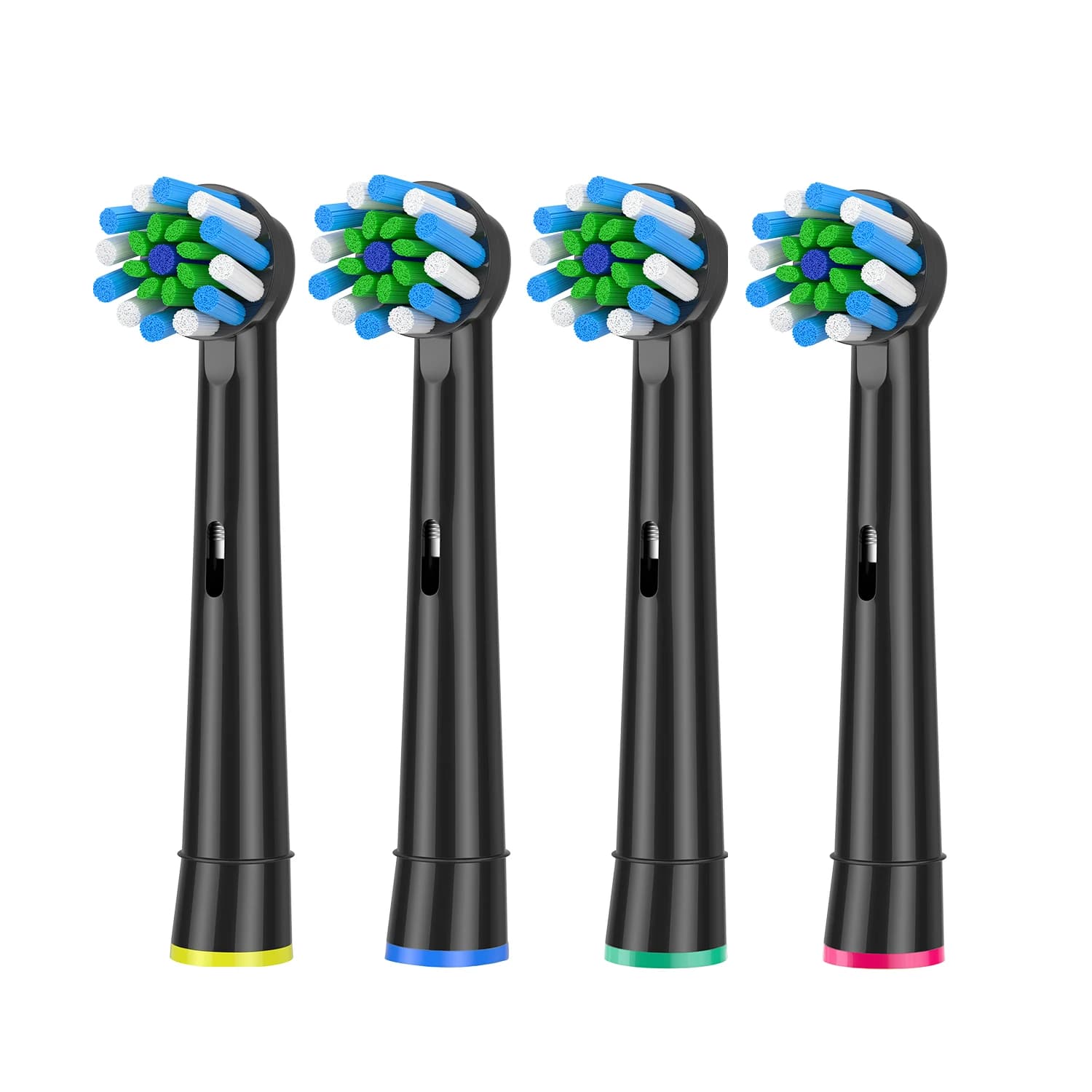 4PCS CrossAction Replacement heads for electric toothbrush Oral B Trizone Triumph Vitality D100 D12 D16 D36