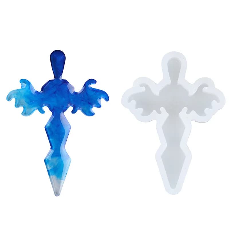 Clearance Sale 10 Styles Geometric Cross Silicone Molds DIY Epoxy Resin Casting Molds Handmade Jewelry Making Craft Tools Access