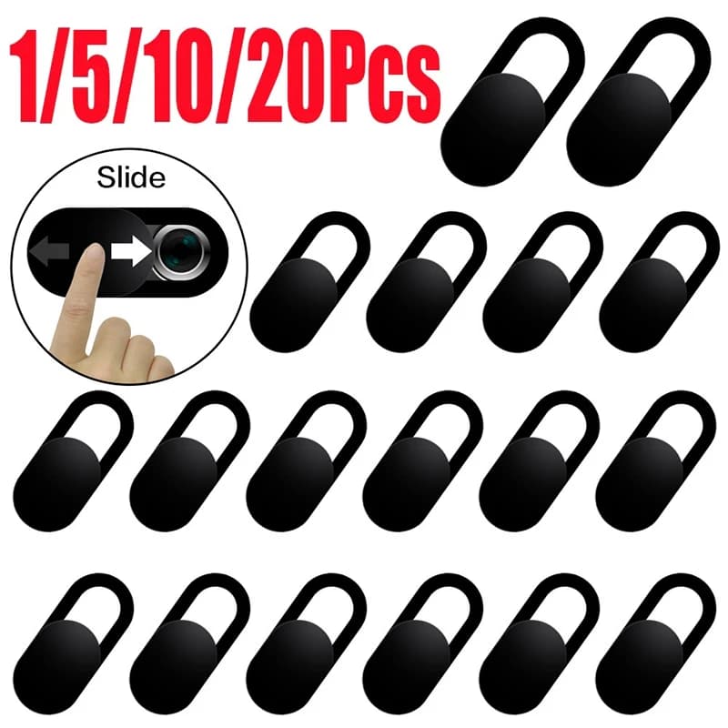 1-20pcs WebCam Cover Phone antispy Universal Webcam Cover Shutter Magnet for ipad iphone laptop PC Tablet Smartphone front lens