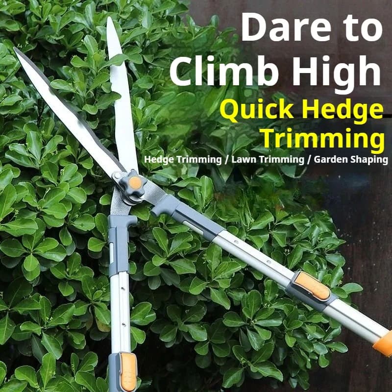Telescopic Scissors for Powering, Convenient and Portals, for Cespugli Cutting, Lawn Finishing, Siepi Modeling, Gardening Tool