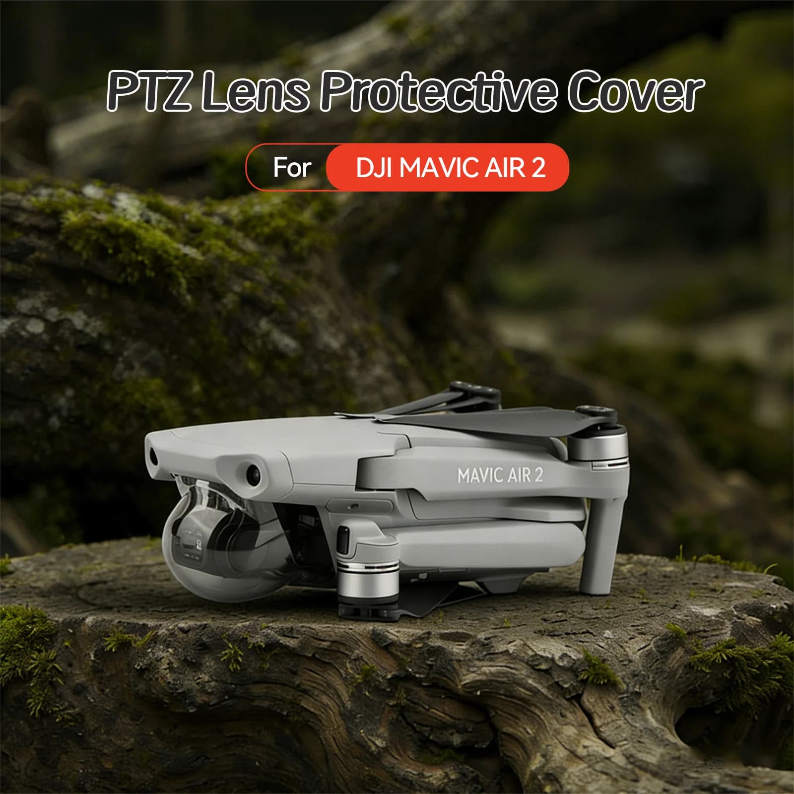 Copriobiettivo per DJI Mavic Air 2, Protezione Antipolvere per Gimbal, Copertura Semi-Integrale Antiurto, Accessori per Droni