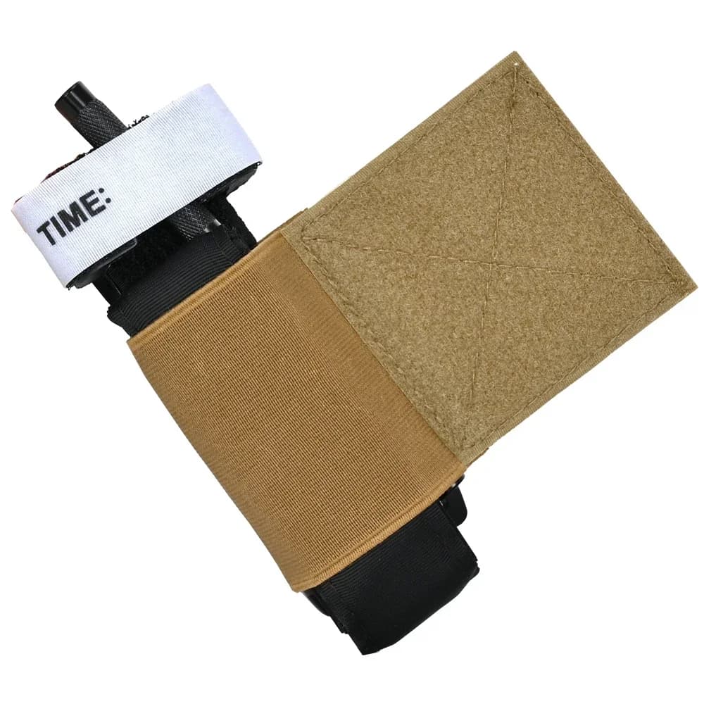 Laccio emostatico elastico da caccia Supporto TQ Custodia sicura con gancio e anello per cintura Molle da competizione Accessori per gilet da caccia