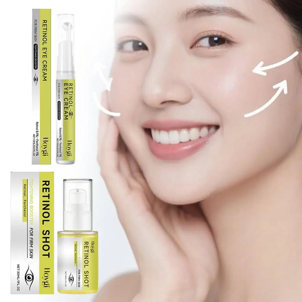 Korean Hoygi Retinolo Shot Reinforcing Booster Eye Cream Reduce Eyes Moisturizing Cream Antioxidant For Eyes