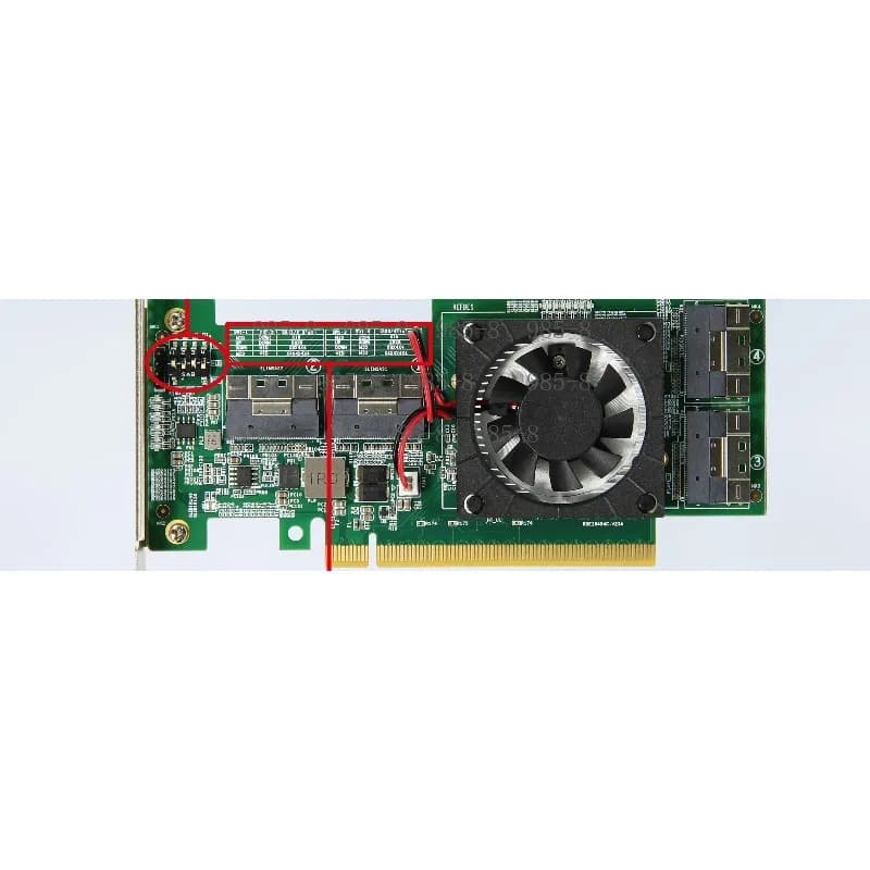 disassembly-free M.2 Nvme SSD U.2 integrated compatible module SB-PLX8749 external graphics card Pcie expansion card