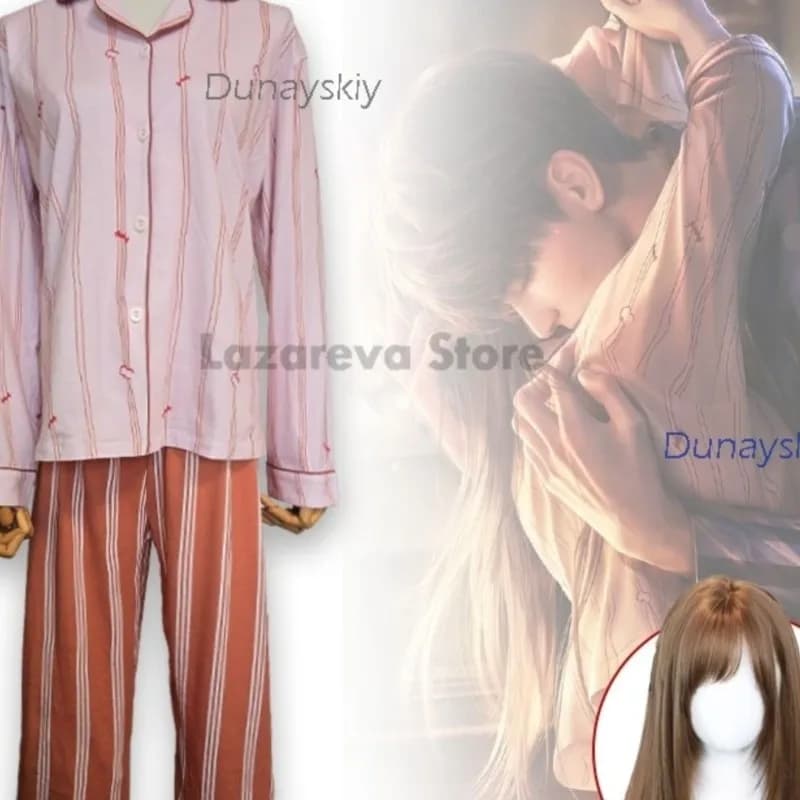 Costume Cosplay Anime Love And Deepspace Caleb Xia Heroine, Pigiama Little Apple, Versione in Cotone Qianye Zhuozhuo, Design Unico
