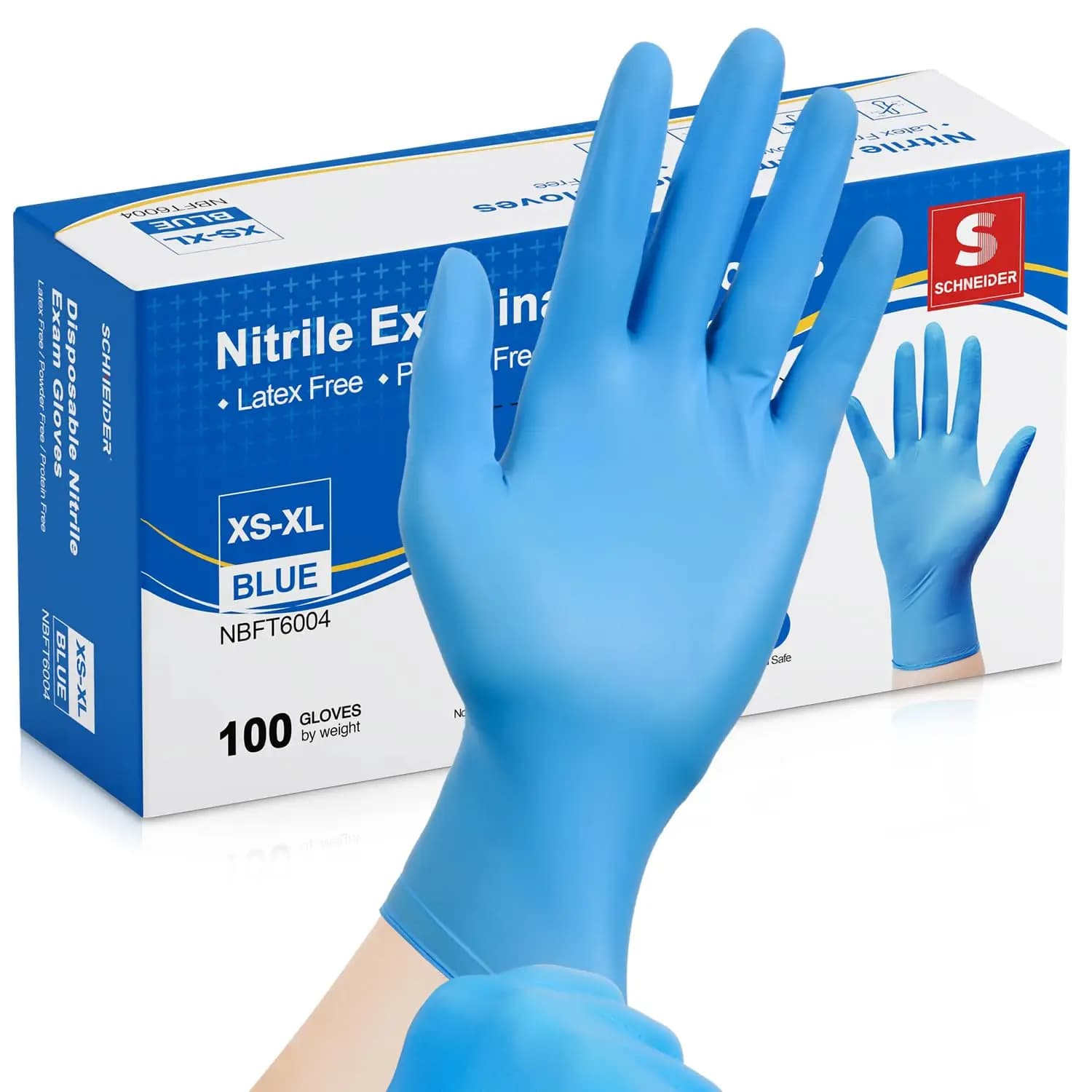 Guanti in Nitrile Resistenti: Senza Lattice e di Grado Medico per Uso Commerciale in Cucina e Domestico