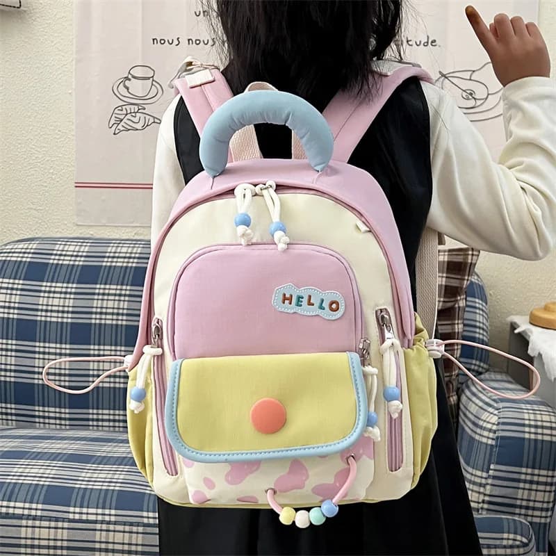 Zaini Versatili per Bambini, Zaini Trendy e Carini per Ragazzi, Zaini con Cartoni Animati, Borse Scolastiche di Design, Zaini per Bambine, Mochila