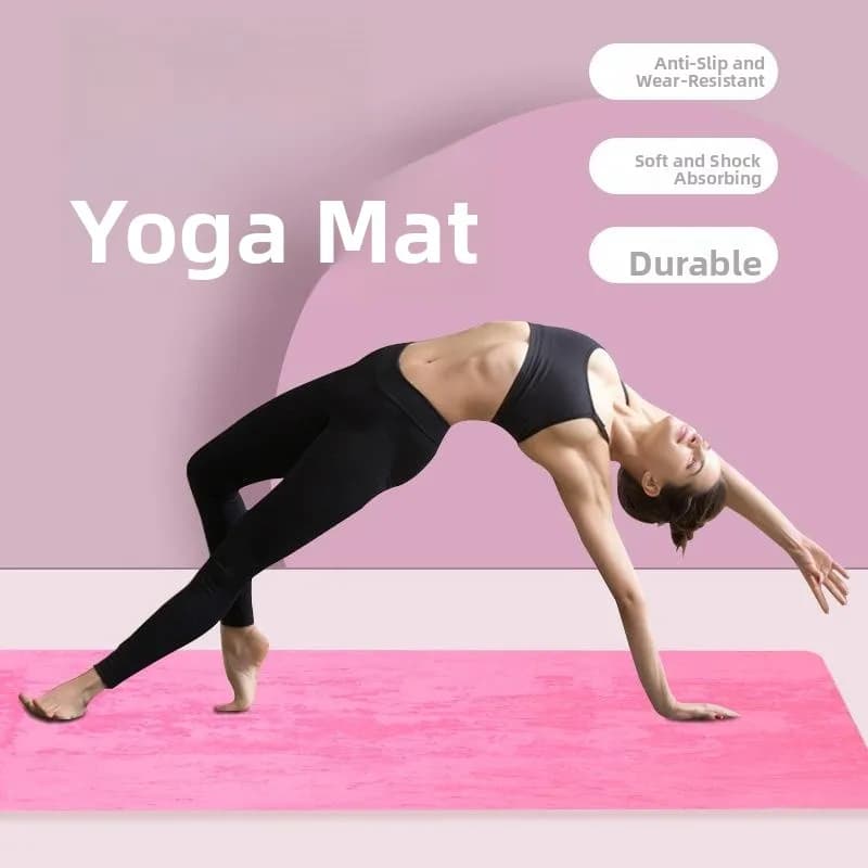 Mimetic EVA Yoga Mat, Thickness, Anti-slip, for Fitness and Sports, Water Resistant, With Urti Absorption and Reduction of Noise