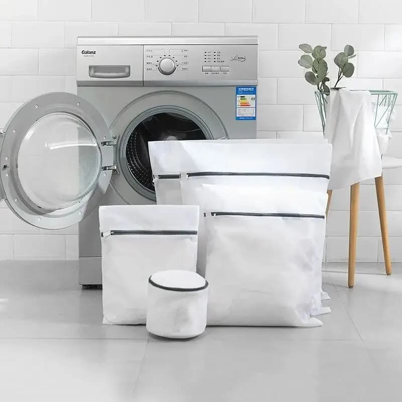 1pc Bags for laundry Set of bags for care and washing of net clothes Set of mesh bags for washing clothes with large mesh bra