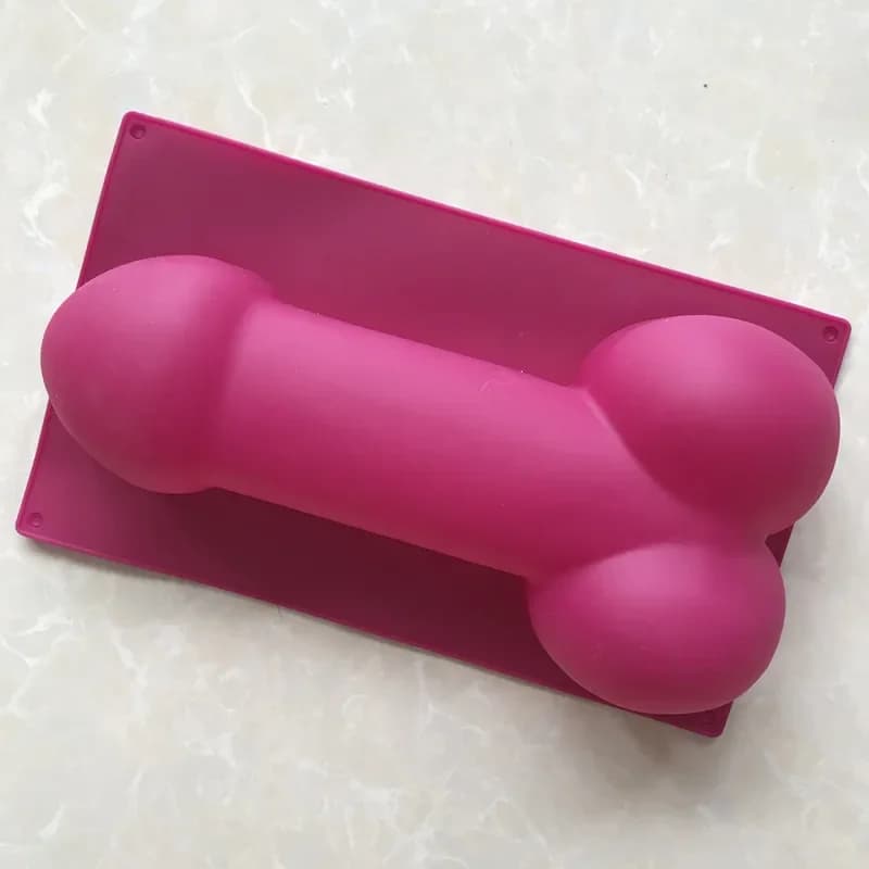 Stampo in silicone per pene sexy, fondente, pasta di gomma, cioccolato, ghiaccio, torta, stampi da forno, stampi per decorare torte in silicone QA 019