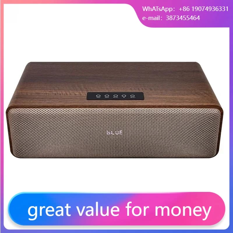 Altoparlante Wireless Professionale da 8 Pollici con Subwoofer 2.1ch, Tecnologia UHF Bluetooth per Comunicazione Ausiliaria