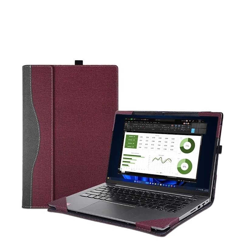 Custodia protettiva per laptop per Lenovo ThinkPad L16 Gen 1/2 16" Custodia protettiva per laptop staccabile anticaduta Regali per la pelle