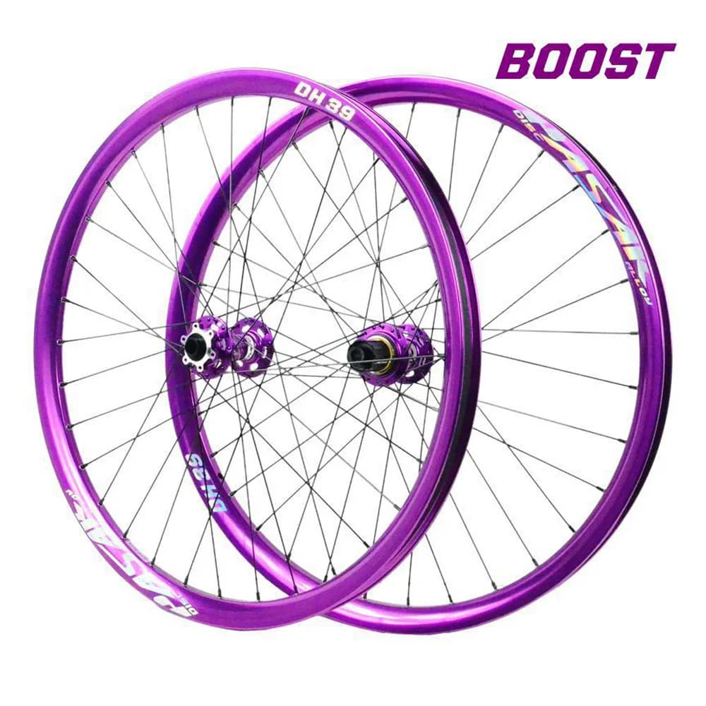 Set Ruote Pasak Mtb DH AM Boost 148mm 110mm 32 Fori Freno a Disco 6 Bulloni Mozzo Posteriore 12S per Mountain Bike Downhill