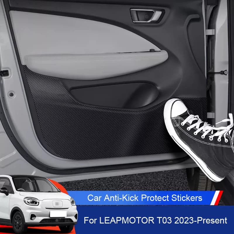 Car B-Pillar Anti-Calcio Protect Pad for LEAPMOTOR T03 2023-2026 Anti-Spoo Anti-Spoo Anti-Spoo Heavy Duty Car Interior Accessory