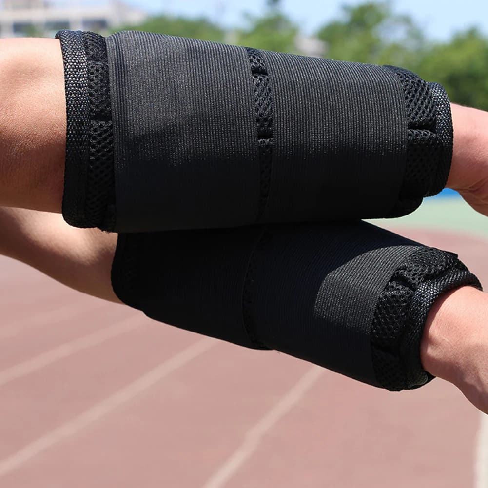 1 Pairs Sandbag Wristband Adjustable Multifunctional Weight Bearing Arm Sandbag Breathable Fitness Equipment for Outdoor Sports