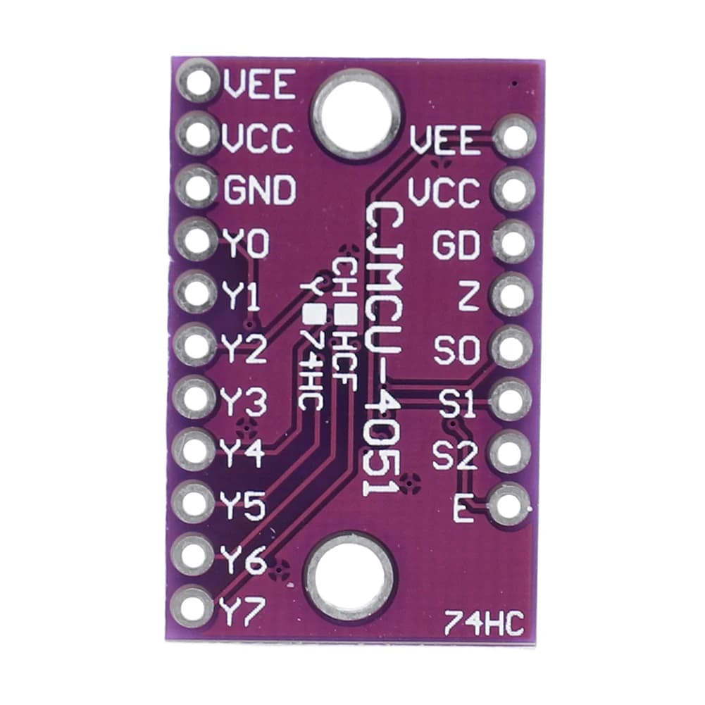 74HC4051 CD4051 8-Channel-Mux Analog Multiplexer Selector Module Multiplexers Distributor Resolver for Arduino