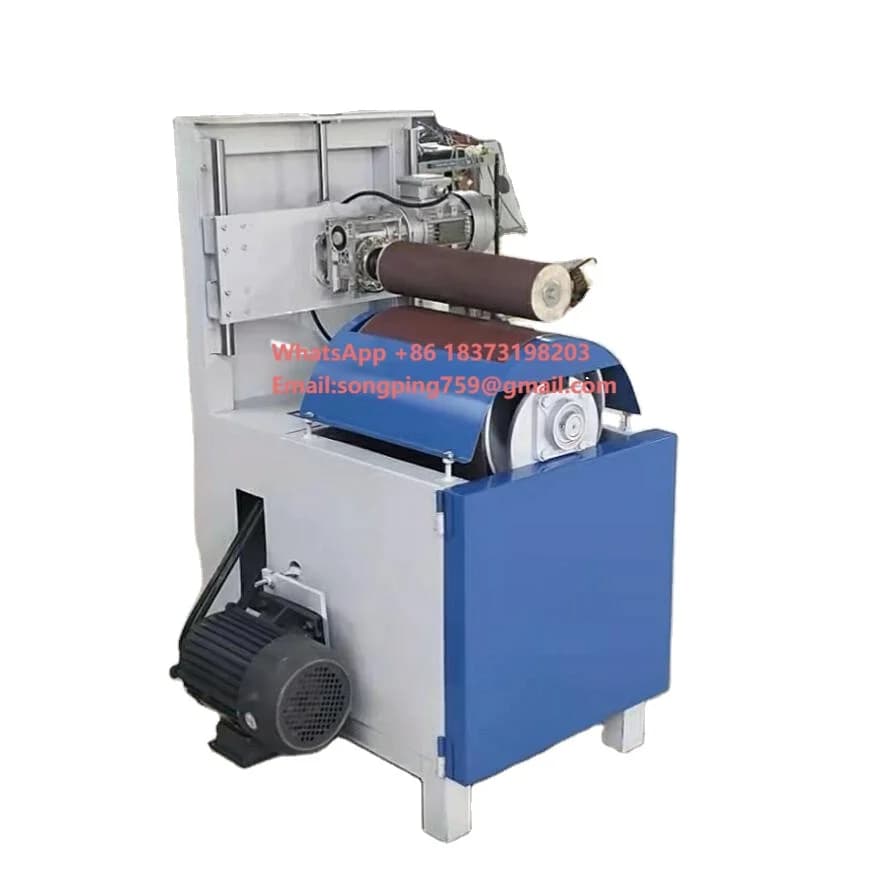 Multifunctional Grinding Machine for Wood Curves, Machine for Grinding and Polishing with Abrasive Tape
