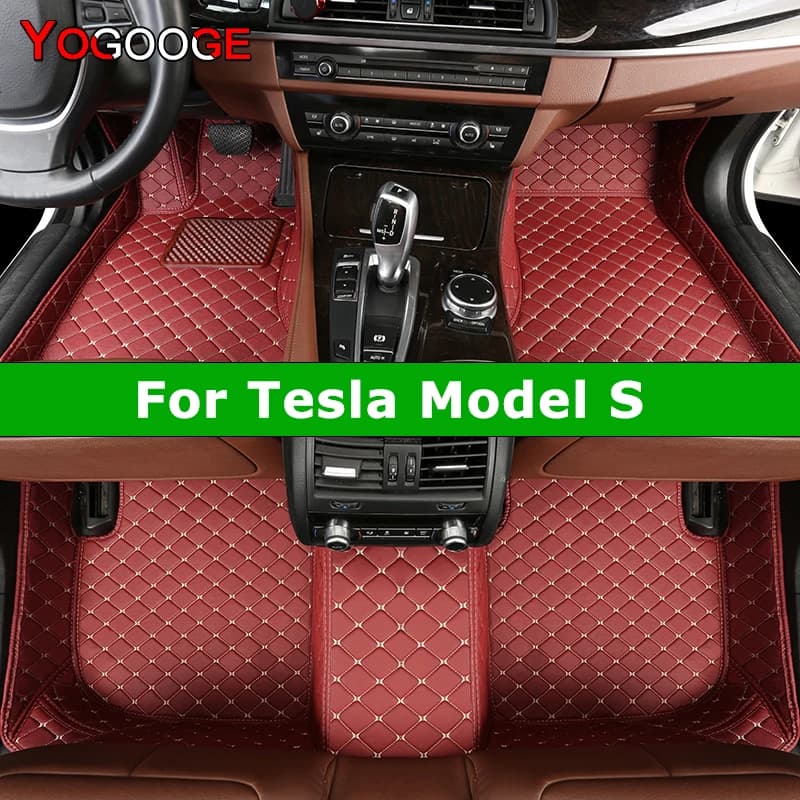 YOGOOGE custom car mats for Tesla Model S car accessories