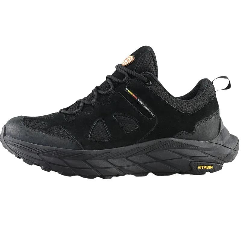 Stivali da moto in vera pelle da uomo Outdoor Casual Mesh Scarpe da ginnastica fuoristrada Stivali da trekking Scarpe da lavoro antinfortunistiche da passeggio