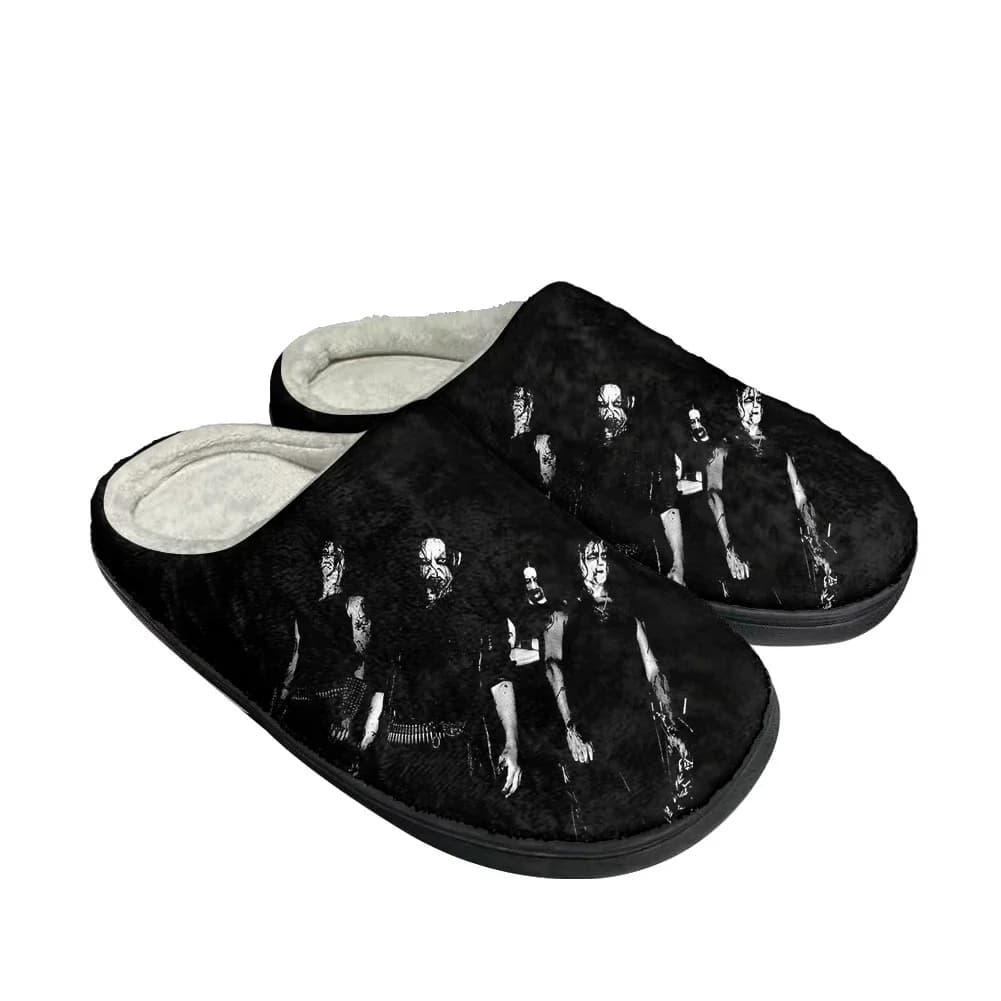 Pantofole in cotone personalizzate Hot Fear Factory, sandali da uomo e da donna, in peluche, casual, calde, termiche e comode.
