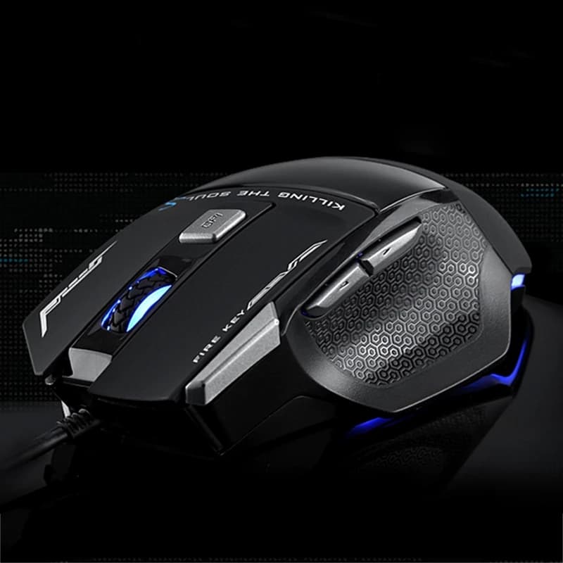Mouse da Gaming AULA SoulKiller II, 3500 DPI, Leggero, Ottico, 7 Pulsanti, RGB, 6 DPI Regolabili, Polling Rate 1000Hz, Ergonomico, Cablato