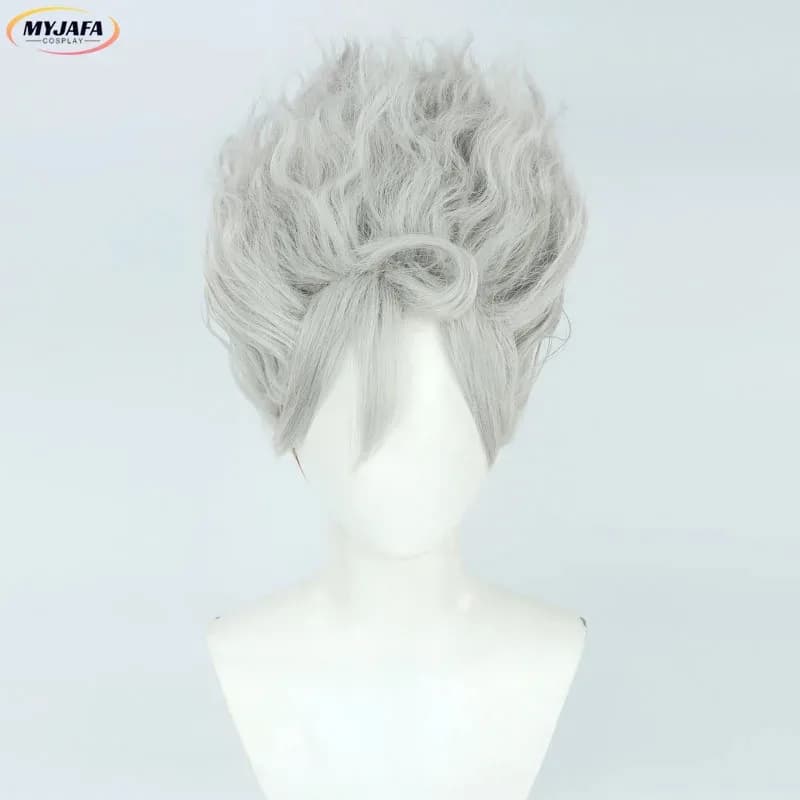 ABC123Monkey D Wig Cosplay Anime Paglia Hat Boy Gear 5 Nika Rufy Grey Silver Synthetic Riches Hx Heat Resistant;3,f'6,h.7; ♪