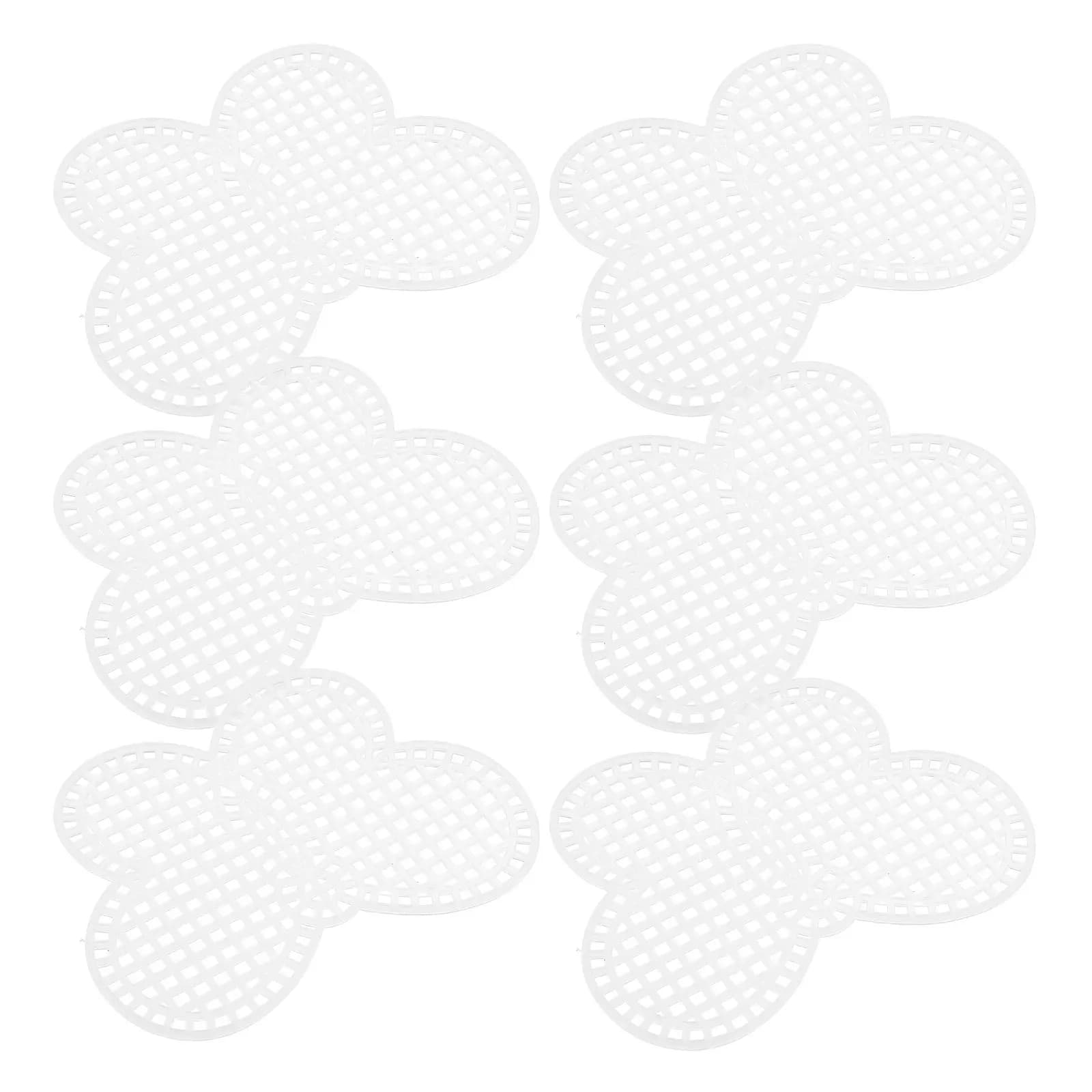 6 Pezzi di Tela in Plastica per Punto Croce, Fogli di Rete in Plastica Resistente per Artigianato, Fai-da-Te, Ricamo, Borse e Forniture Creative