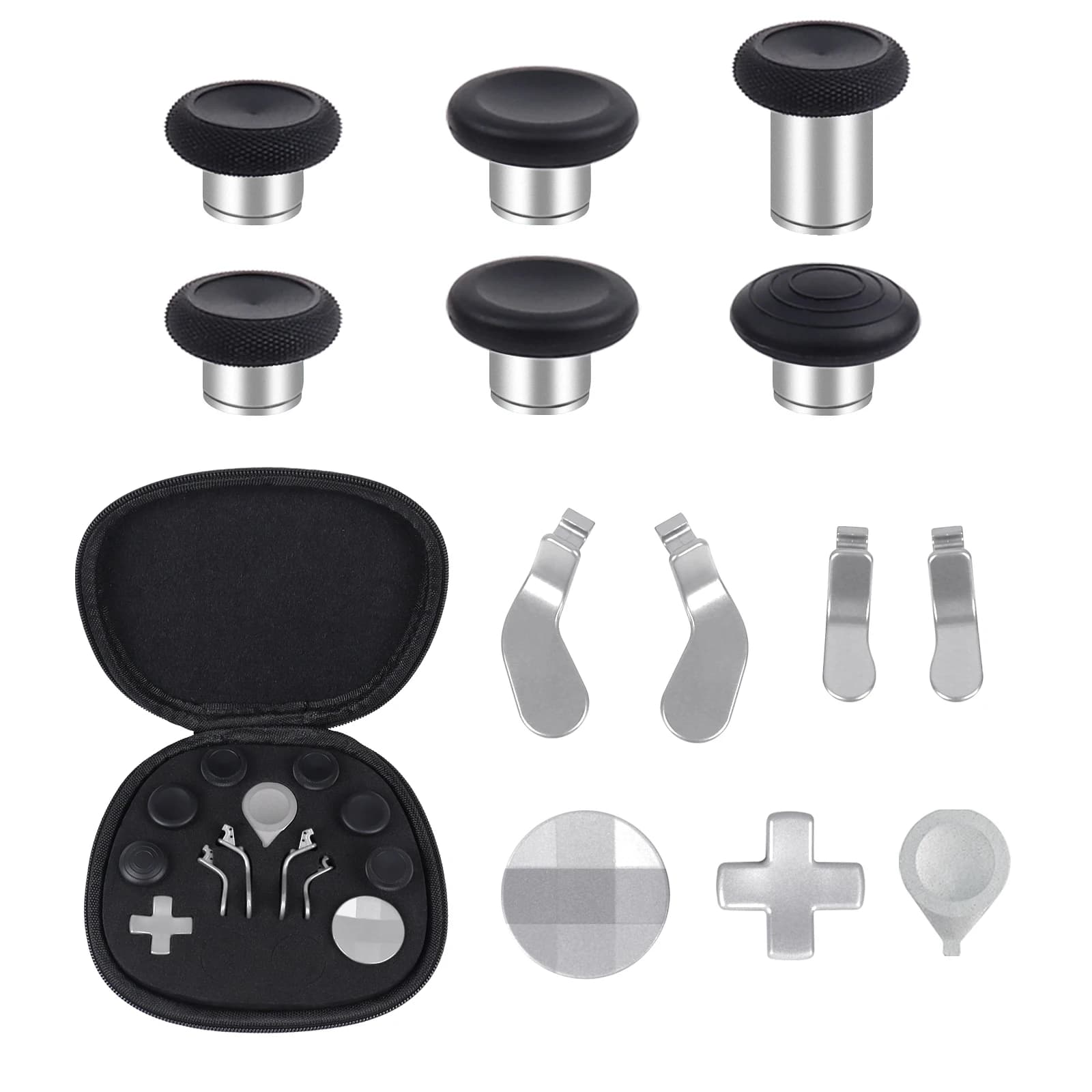 Kit di riparazione accessori joystick controller di gioco in metallo 14 in 1 per parti di ricambio per controllo gamepad Xbox One Elite Series 2
