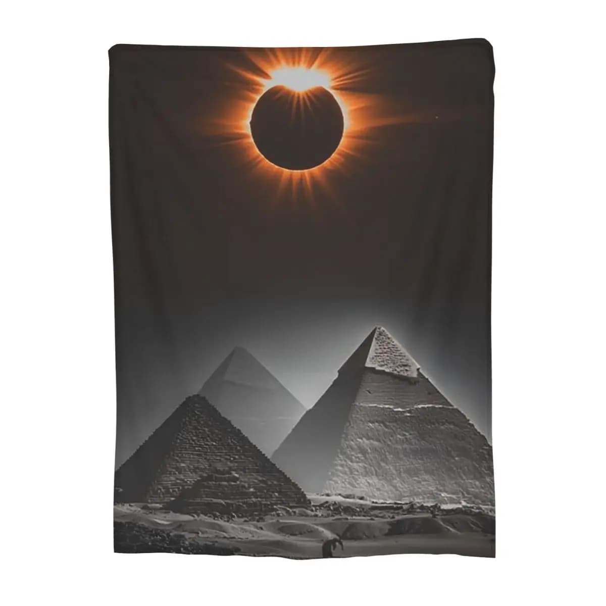 Piramide egiziana Famosa architettura Coperte Morbida e calda coperta in flanella per letto Soggiorno Picnic Viaggio Divano di casa