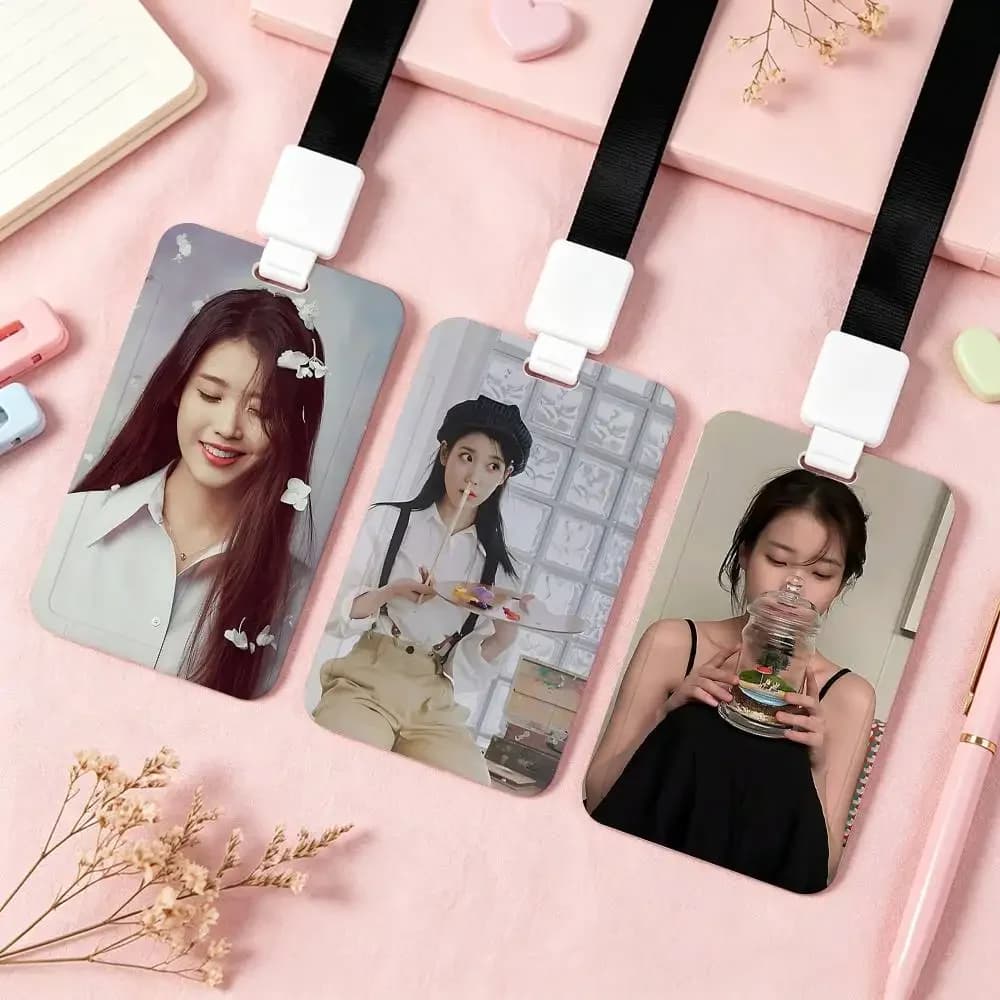 Singer I-IU NFC Contactless Sliding Card Sleeve For Student Cards, Bus Cards, ID Cards, And Work Permits