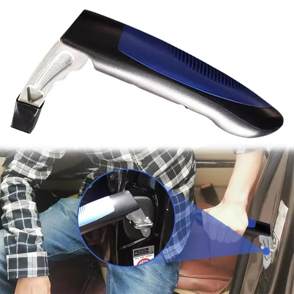 Maniglia per portiera dell'auto Bracciolo Finestra rotta Fuga Sicurezza Maniglia a martello antiscivolo Supporto per auto ergonomico Barra di canna Grab Aid Ass Z4Y2