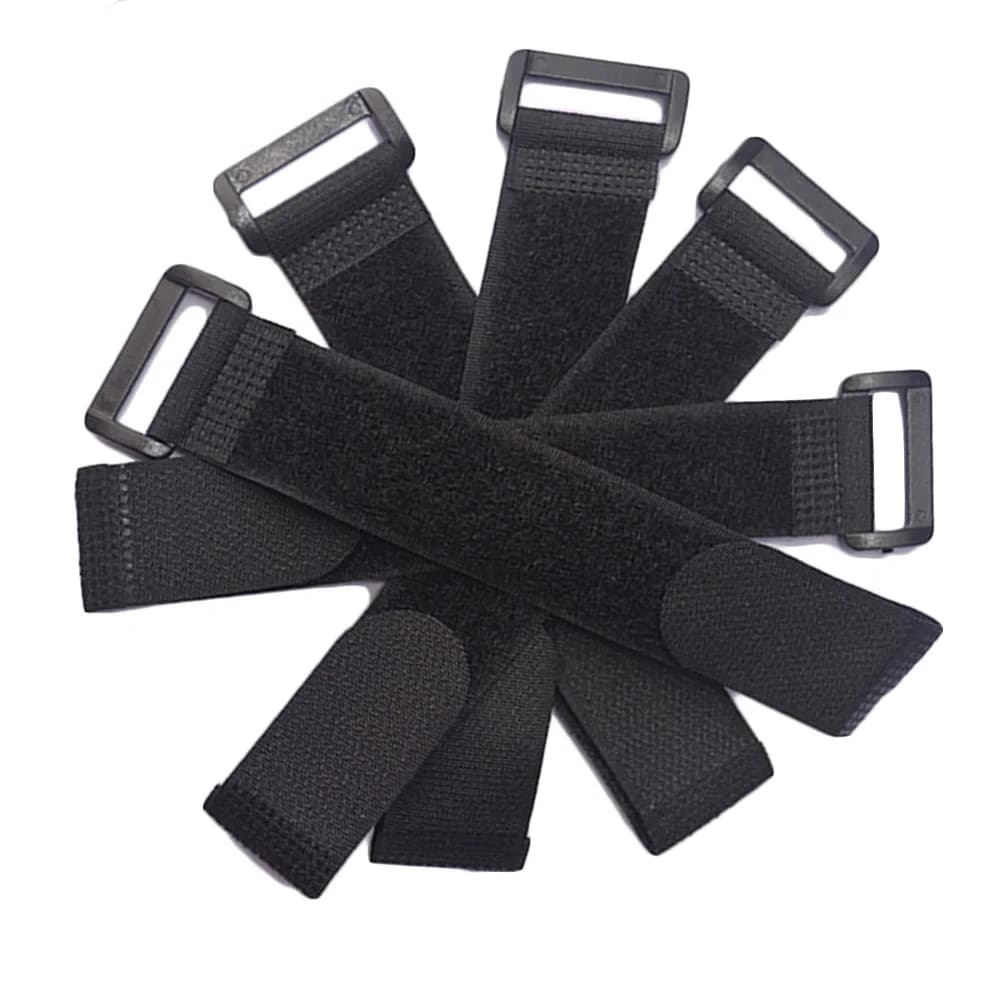 Reusable nylon Fastening luggage Ties with buckle 5cm*0.5M/1M back to back Hook and Loop fastening sticky tape straps