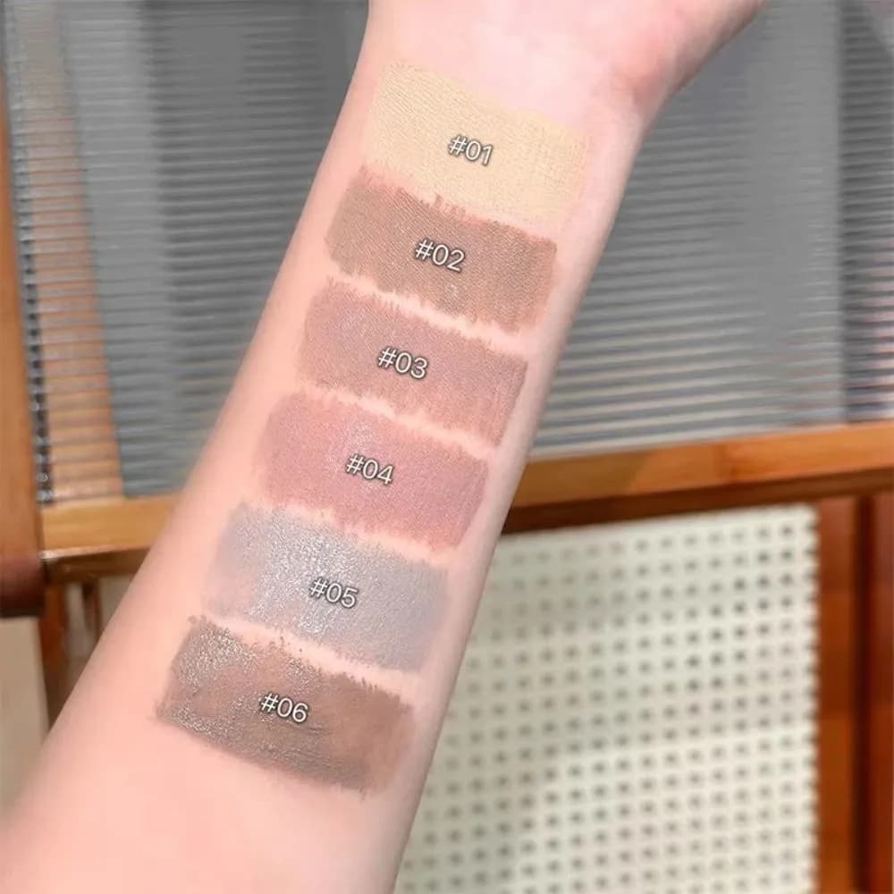 Nuova Crema Colorante per Sopracciglia Effetto Velluto, Tinta Rosa-Marrone a Lunga Durata, Mascara Impermeabile per Sopracciglia