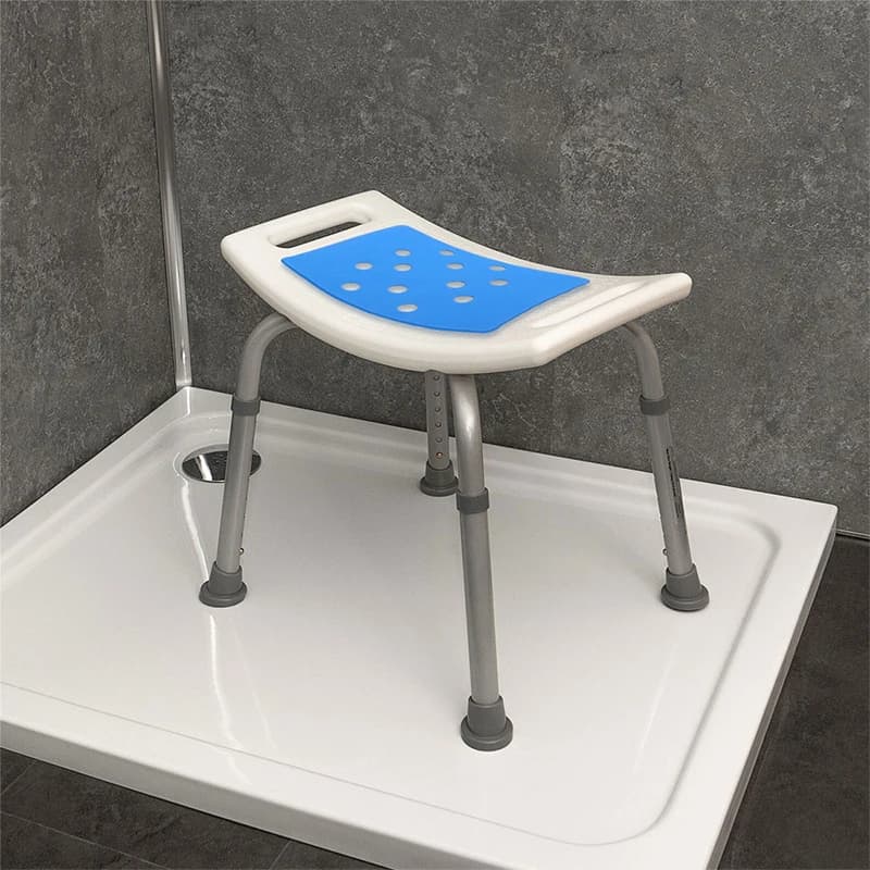 Cuscino Antiscivolo per Sedia da Bagno, Sgabello per Anziani, Sedile per Vasca e Doccia, Accessori di Sicurezza (Solo Cuscino)