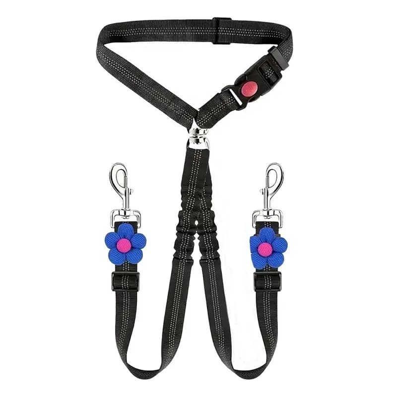 Cintura di Sicurezza Retrattile per Cani ABMS per Auto, Design Anti-Fuga per Razze Piccole e Medie, Ideale per Viaggi