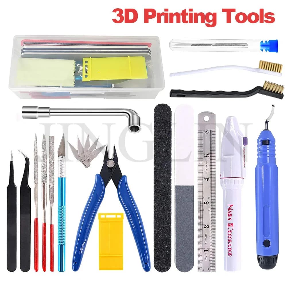 3D Printing Tool Needle for Cleaning Nozzles with Key/Spanish Wire Mesh Toolkit 3D Printer Part to Unlock Extruder Pipes