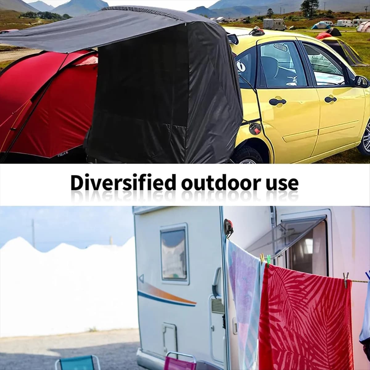 Nuovo arrivo 4 pezzi ganci a ventosa resistenti per campeggio, auto, camper, finestra - ganci a ventosa da campeggio