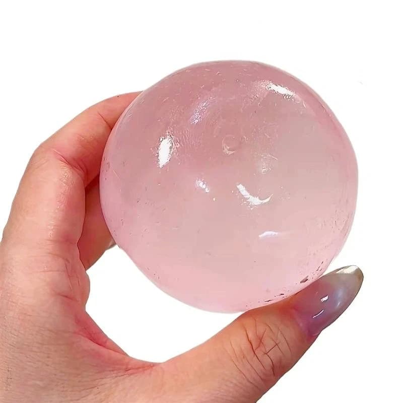 Round Maltose Mochi Fidget Toy Clear Quick Rebound Soft Squeeze Toy Anti‑Stress Decompression Play Toy For Kids And Adults