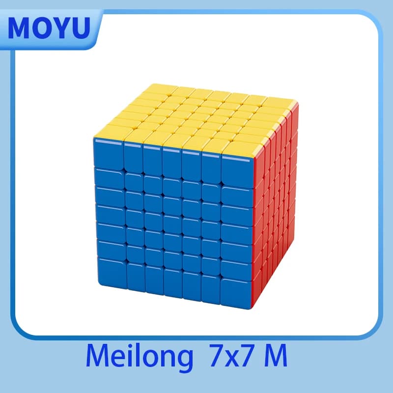 [JudyCube] Meilong 7x7 V2 Cubo di velocità magnetico Senza adesivo Fidget Puzzle Toy Cubo Magico 7M V2 - Strumento da gioco rompicapo