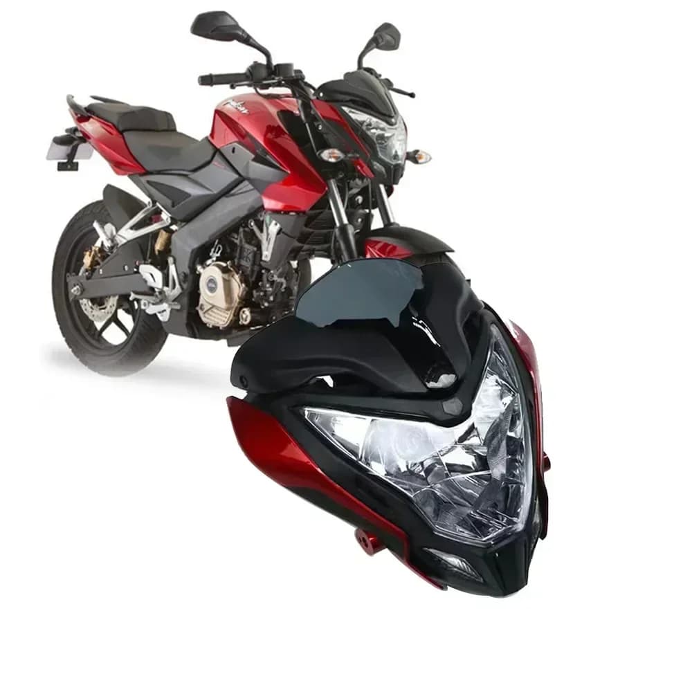 Faro del motociclo per BAJAJ PULSAR 150 200 Montaggio Faro con carenatura PULSAR150 PULSAR200 Accessori moto
