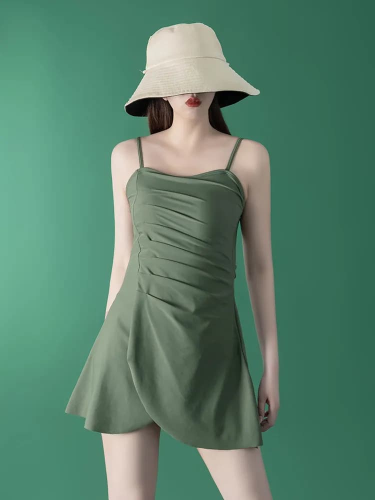 Costume da bagno termico elegante e contenitivo da donna, modellante e coprente per la pancia, di alta gamma, nuovo modello 2026 di Xian Lin
