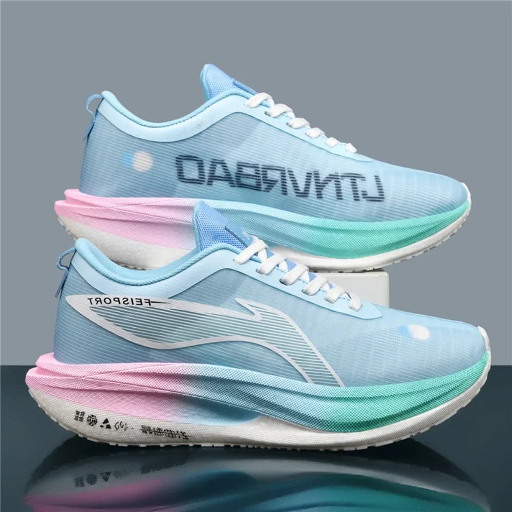 Scarpe da corsa leggere e traspiranti per uomo e donna, scarpe da ginnastica sportive con ammortizzazione antiscivolo, calzature casual per jogging