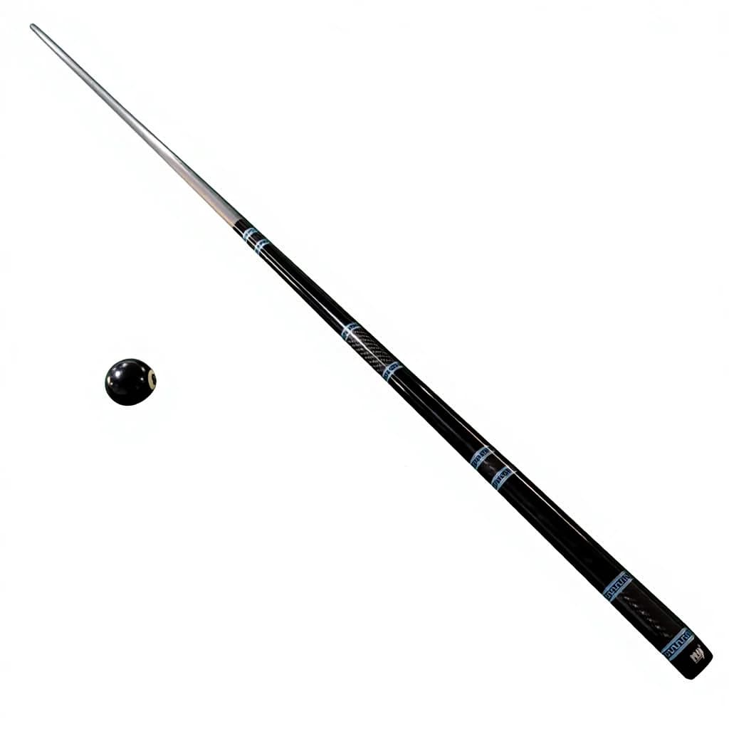 19 oz 58 pollici 1/2 in due pezzi in fibra di carbonio centro giunto punzone salto biliardo stecca albero snooker