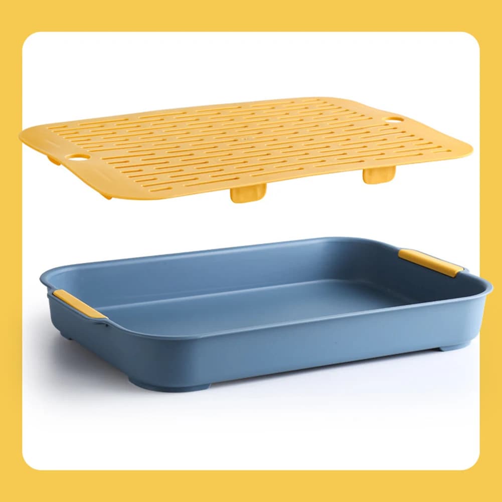 Lettiera per conigli, toilette angolare per piccoli animali, per furetti, criceti, drago, gatti, porcellini d'India, porcellini d'India olandesi - Forniture