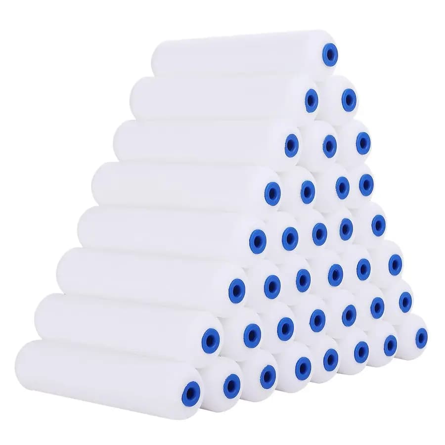 Foam Painting Roller, 36 Pack, High Density Foam Rollers 6 Inches, Sponge Rollers for Painting, Mini Rollers, Small Paint Rollers