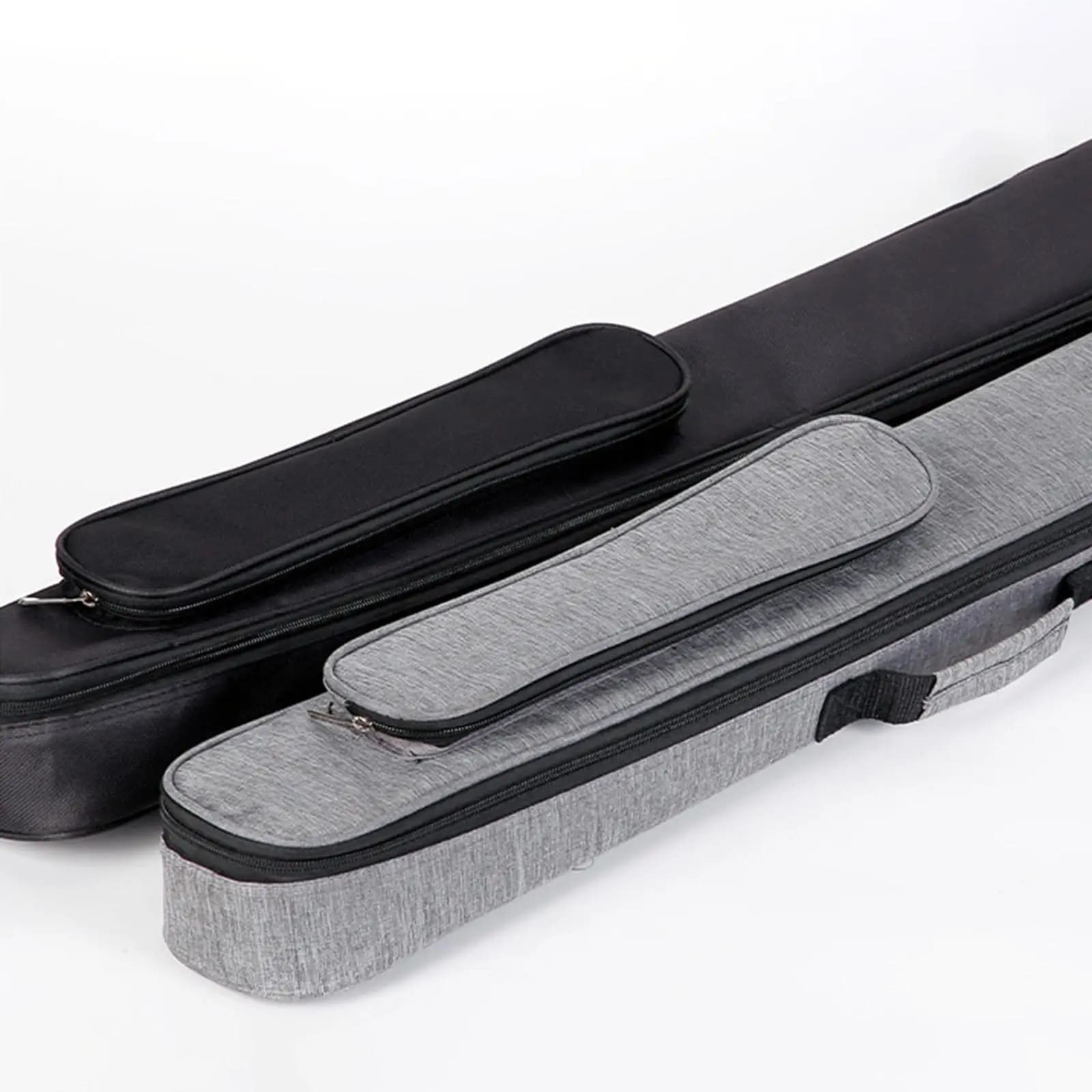 1/2 Pool Cue Case Lightweight Portable with Handle Carrier Protector Billiard Cue Bag for Club Adults Sports Exercise Training