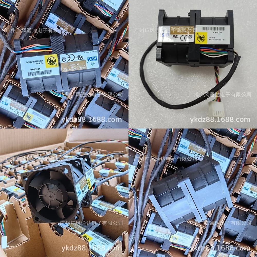 Ventola di Raffreddamento per Server a Doppio Motore ad Alta Pressione d'Aria per AVC DBK0456B2H 4056, Ventola di Raffreddamento per Switch per Rack di Data Center e Rete
