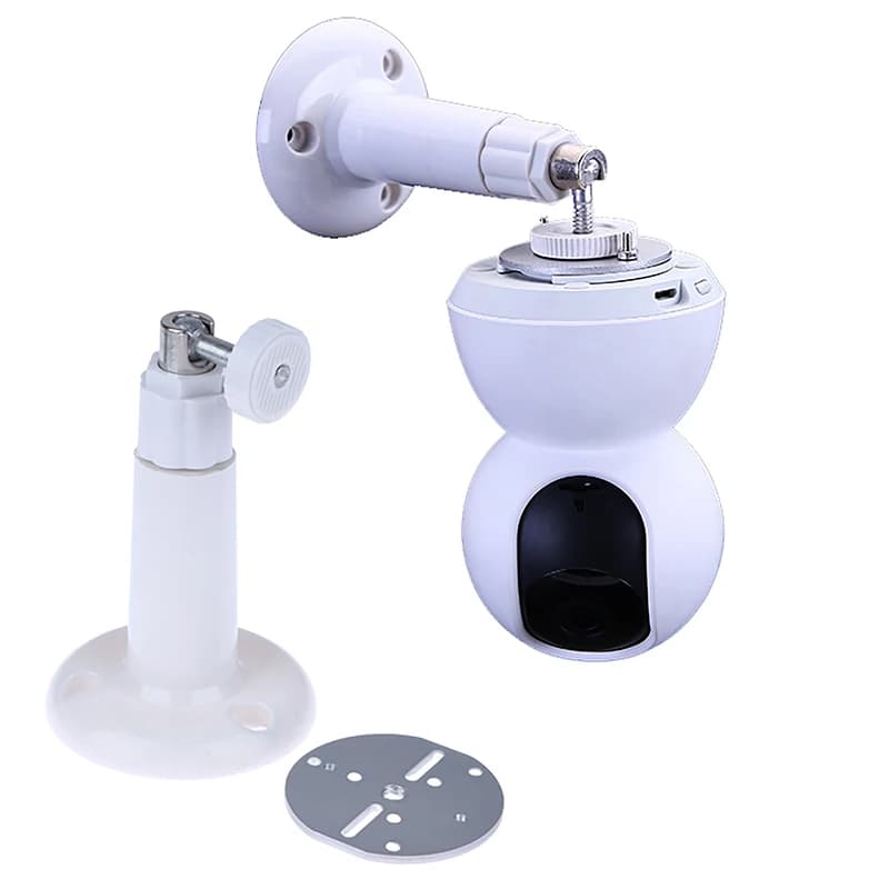 Base per supporto per telecamera in ABS montata a parete, supporto per interni per telecamera di sicurezza intelligente 1080P