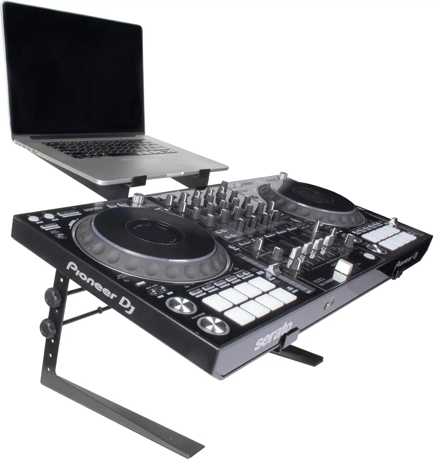 Supporto Regolabile Portatile per Controller DJ, per Laptop e Attrezzatura, Resistente per Uso Domestico, in Club e in Viaggio