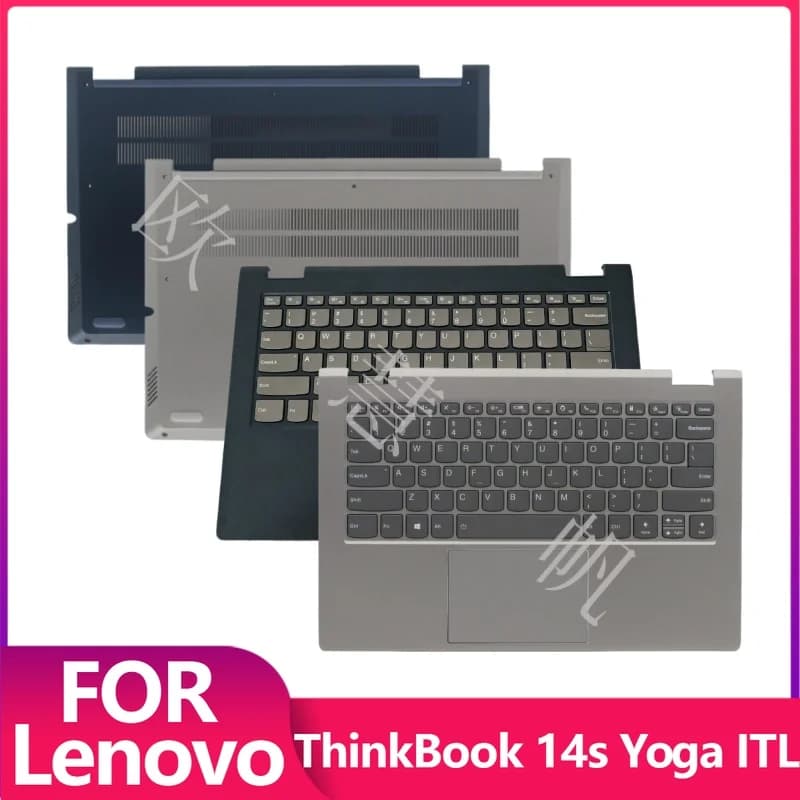 Nuova Cover per Laptop Lenovo ThinkBook 14s Yoga ITL 2021, Cover Superiore con Poggiapolsi e Tastiera Retroilluminata US
